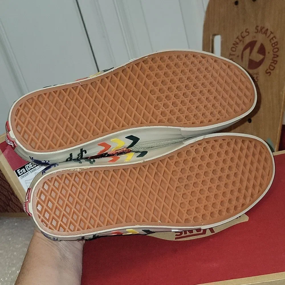 RARE New Vans Desert Embellish Tan Safari Cactus Joshua Tree Size US Mens 10